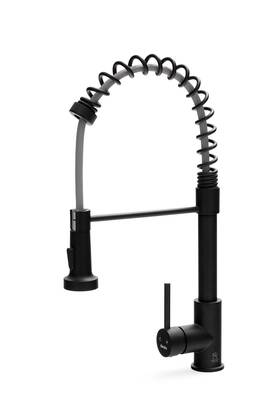 Danska 860011046646 Kitchen Faucet With Pull Down Sprayer And 360 Swivel Spout Commercial Singl