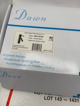 Ab33-1031bn Dawn Widespread Lavatory Faucet Brushed Nickel