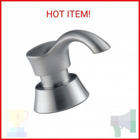 Delta 034449641753 Faucet Pilar Kitchen Soap Dispenser For Sinks Arctic Stainless Rp