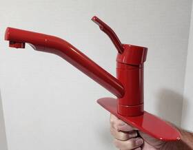 14093 Delta Rare Vintage Kitchen Faucet Red Award Collection