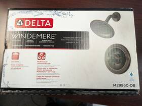 142996c-ob  Delta 144996c-ob Windemere Oil Rubbed Bronze 1-handle Shower Faucet With Valve #142996c-ob