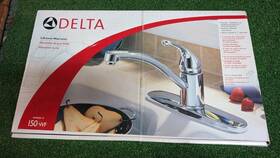 150-wf Delta Chrome Faucet Brand New Sealed Steel Valve 2006