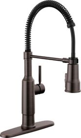 18804z-rb-dst Delta Theodora Pull-down Kitchen Faucet In Venetian Bronze