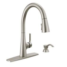 Delta 195205064114 Bacuri Single Handle Pull-down Sprayer Kitchen Faucet With Shield Spray