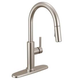 Delta 195205122562 Nicoli Single Handle Pull Down Sprayer Kitchen Faucet In Stainless