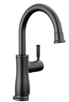1960lf-h-bl Delta Traditional Instant Hot Water Dispenser In Matte Black