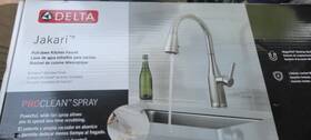 Delta 19728lf-ss Single-handle Pull-down Sprayer Kitchen Faucet Pro Clean Spray Jakari
