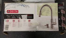 19805z-sd-dst-r Delta Allentown Pull-down Kitchen Faucet 1-handle Spotshield Stainless Steel