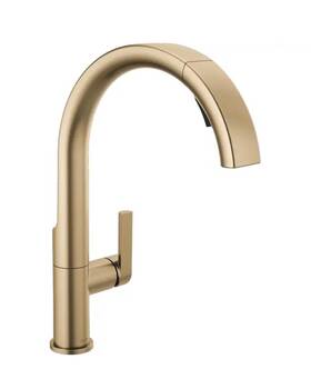 19824lf-cz Delta Faucet Keele Kitchen Pull Down Sprayer Champagne Bronze