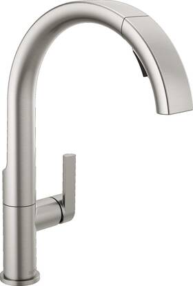 19824lf-sp-r Delta Keele Pull-down Kitchen Faucet Spotshield Stainless- Used
