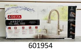 Delta 19830z-spsd-dst Abbott Pull-down Handle Stainless Steel Kitchen Faucet -