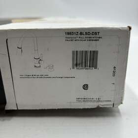 19831z-blsd-dst Delta Hazelwood Black Kitchen Faucet With Soap Dispenser