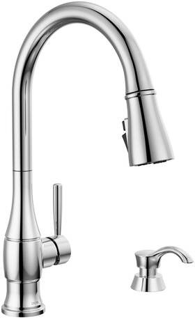 19831z-sd-dst Delta Hazelwood 1.8 Gpm 1 Hole Pull Down Kitchen - Chrome