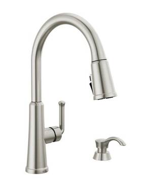 19836z-spsd-dst Delta Osmond One-handle Pull-down Spotshield Stainless Kitchen Faucet