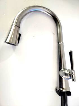 19863z-spsd Delta Avebury Single Handle Pull-down Kitchen Faucet Stainless Steel