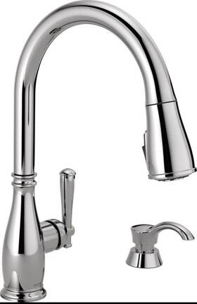 19962z-sd-dst Delta Charmaine Pull-down Kitchen Faucet 1h Chrome - New