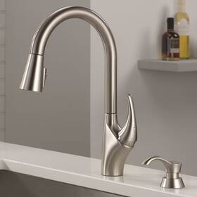 19998z-spsd-dst Delta Anderson Spotshield Stainless Pull-down Kitchen Faucet Single Handle New
