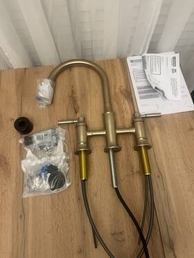 2384l-cz-pr-dst Delta Renaldi 1.8 Gpm Kitchen Faucet Pull-down Spray Head Read