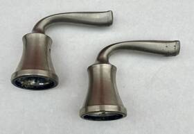 28716lf-ss-r Delta Lorain Stainless Faucet Handles Fits Most Bath And Kitchen Faucets