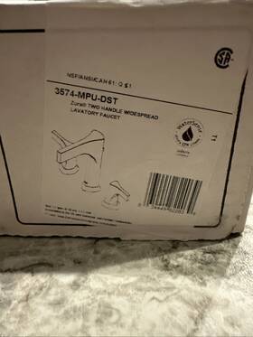 3574-mpu-dst Delta Zura Widespread Bathroom Faucet With Drain Assembly - Include