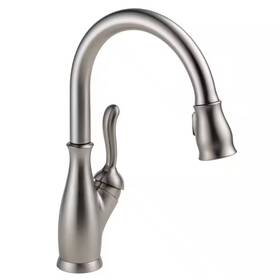 Delta 705353570223 Leland Single-handle Pull-down Sprayer Kitchen Faucet With Shieldspray And Magnatit