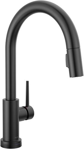 9159tl-bl-dst Delta 9159tl-dst Trinsic 1.8 Gpm 1 Hole Pull Down Touchless - Black