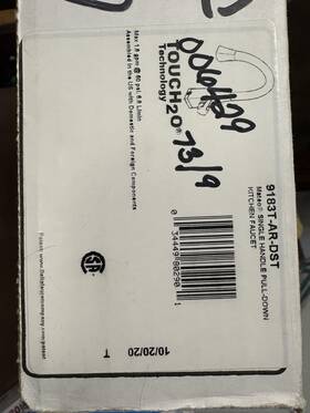 9183t-ar-dst Delta 9183t-ar -dst Mateo 1.8 Gpm 1 Hole Kitchen Faucet - Arctic Stainless