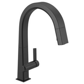 9193-bl-dst-r Delta Pivotal Single Handle Pull-down Kitchen Faucet Black-certified Refurbished