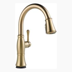 9197t-cz-pr-dst Delta Cl Single Handle Pull-down Kitchen Faucet