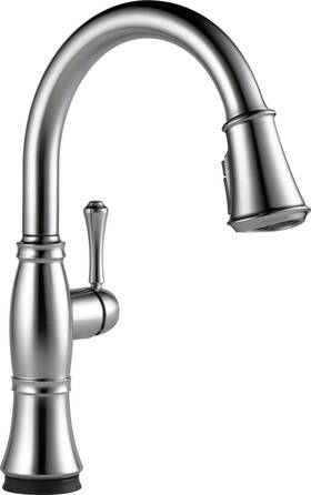 9197tl-ar-pr-dst Delta 9197tl-dst Cassidy 1.8 Gpm 1 Hole Pull Down Touchless - Lumicoat Arctic