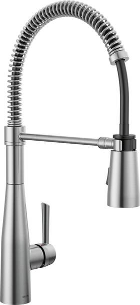 9613-ar-dst Delta 9613-dst Essa 1.8 Gpm 1 Hole Pre-rinse Pull Down Kitchen - Arctic