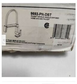 9693-pn-dst Delta Pivotal Pull-down Sprayer Kitchen Faucet In Polished Nickel