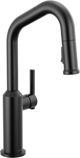9885-bl-dst Delta 9885-dst Cordova 1.8 Gpm 1 Hole Pull Down Bar Faucet - Black