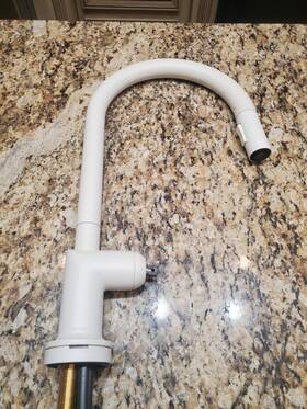 64075lf-mwlhp Delta - Brizo Odin Smarttouch Pull Down Kitchen Faucet With Handle-matt White