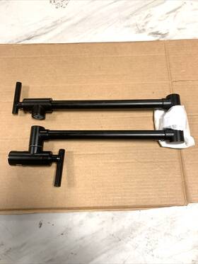 Et21050759 Delta Kisrais 2-handle Wall Mounted Pot Filler In Matte Black