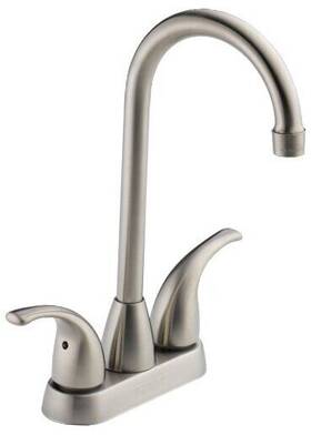 P288lf-ss Delta Faucet 034449652278 Tunbridge 2-handle Bar-prep Kitchen Sink Stainless
