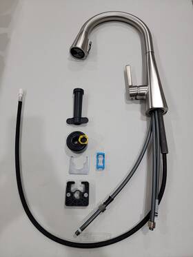 19802z-sp-dst Delta Faucet Lenta Pull-down Kitchen Spotshield Brushed Stainless