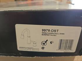 9978-dst Delta Faucet Company 034449584449 Leland Single Handle Pull-down Bar / Prep In Chrome