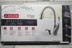 Delta Faucet Company 034449893459 Berkley Single Handle Pull-down Kitchen With Soap Dispenser
