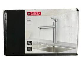 Delta Faucet Company 1158lf Trinsic Bathroom Single Sink - Chrome Finish Ob