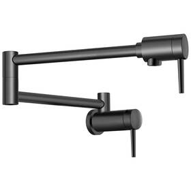 1165lf-bl-r Delta Faucet Company Contemporary Wall Mount Pot Filler Matte Black - New Never Been Used