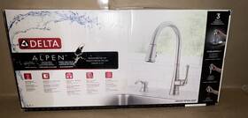 19814z-spsd-dst Delta Faucet Company Alpen Pull-down Kitchen - Stainless Finish Open Box