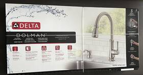 19818z-spsd-dst Delta Faucet Company Dolman One-handle Pull-down Stainless Kitchen With Shieldspray New