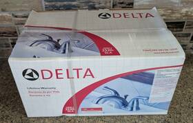 Delta Faucet Company 2520-ss-a Classic 2 Handle Center Stainless Sink Bathroom Lavatory