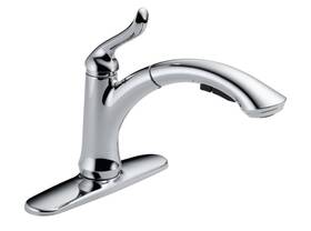 4353-ss-dst Delta Faucet Company Linden Single 1 Handle Pullout Kitchen Stainless