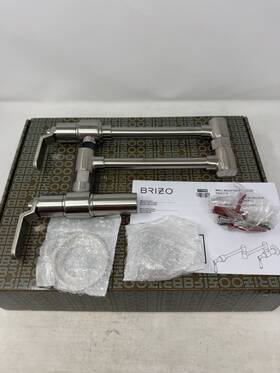 62844lf-ss Delta Faucet Company Brizo Litze 4 Gpm Wall Mount Pot Filler Stainless Steel