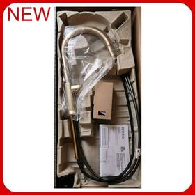 63006lf-gllhp-l Delta Faucet Company Brizo Kintsu Single Hole Pull Down Kitchen With Arc Spout R6