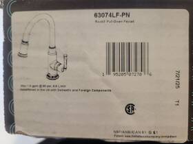 63074lf-pn Delta Faucet Company 63974lf-pc Brizo Rook 1.8 Gpm Single Hole Pull Down Kitchen With Magnedoc
