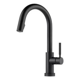 64020lf-bl Delta Faucet Company Brizo Solna Pull-down Kitchen With On/off Touch Activation-black