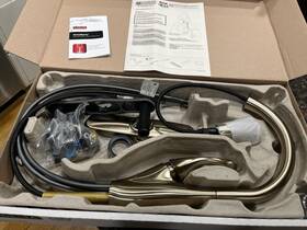 9192-cz-dst Delta Faucet Company 9192-rb-dst Single Handle Pull Down Kitchen Faucet. Champagne Gold Model